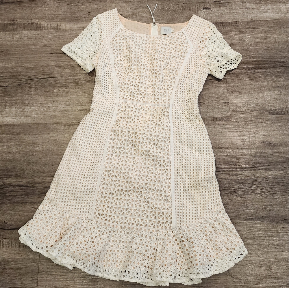 Anthropology HD In Paris Embroidered Dress